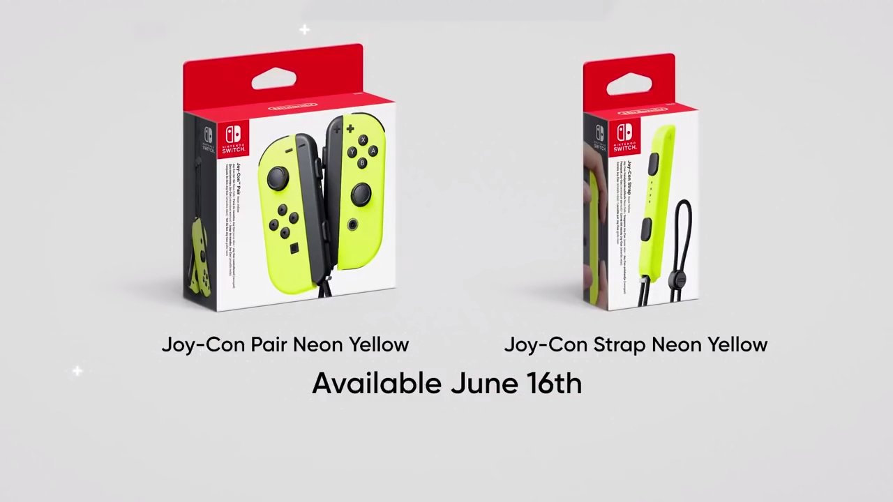 Joy-Con neon yellow - nintendo